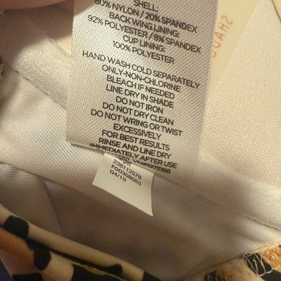 Shade & Shore Brown and Black Leopard Bikini Top - Picture 7 of 7